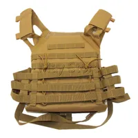 Preto / Tan / Verde / CP JPC Vest Tactical Molle Molle Combate Assualt Men Sistema ajustável para caça de jaquetas