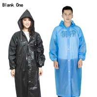 Reusable Women Raincoat Men Poncho Transparent Impermeable Capa de Chuva Plastic Rain Coat Cover Camping Waterproof Rainwear H1217