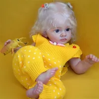 Rebirth Simulation Baby Doll Doll 23 '' Paño Muñeca de silicona Tutti Tutti Reborn