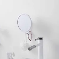 Lustra za darmo puch ściana okrągła domowa kobieta kosmetyczna makijaż lustro prysznic w kąpieli