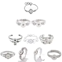 Verwisselbare sieraden met gember Snaps Accessoires Charm 20mm Armbanden voor Mannen Jongens Dames Meisjes Geschenken Bangle