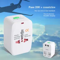 Adaptador de viagem universal All-in-One International World Travel CA Power Converter Plug Adaptador Soquete Newa44