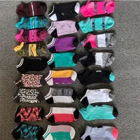 Pink Black Socks Adult Cotton Short Ankle Socks Sports Basketball Soccer Teenagers Cheerleader New Sytle Girls Women Sock with Tags 496