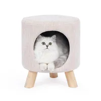 고양이 침대 가구 현대 의자 집 동굴 4 시즌 소프트 매트 모두 휴대용 애완 동물 카사 타스 파라 가을 채팅 조명 애완 동물 Acessorios 고양이