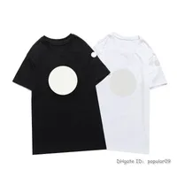 Mode de broderie 2021 Tshirt Nouveaux hommes personnalisés Luxur et femmes Design T-shirts T-shirts T-shirts T-shirts Haute Qualité Noir et Blanc100% Cot
