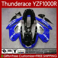 Bodys Kit für Yamaha Thunderace YZF 1000 R 1000R YZF1000R 96-07 87NO.107 YZF-1000R 96 03 04 05 06 07 YZF1000-R Blue Black 1996 1997 1998 1999 2000 2001 2002 2007 Verkleidung