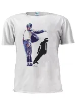 Michael Jackson Dans Efsanesi Yıldız T-Shirt Trendy T Gömlek Erkekler Kadınlar Unisex M752