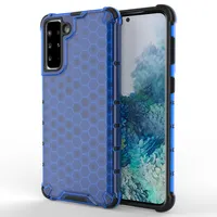 Phone Case For Samsung Galaxy S23 Ultra S22 Plus A04 A14 A34 A54 A04S Honeycomb Shockproof Soft Cover Transparent Clear Hard Plastic Armor
