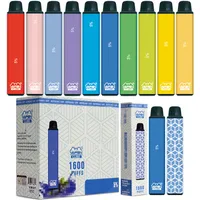 Original VAPEN CUBE 1600 PUFFs Disposable Vape Pen E-Cigarettes Kits 650mAh Battery 5.5ml Plus Capacity Brand Portable Vaporizer Pre-Filled Bars Starter Kit Vapor