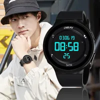 Luxury Men Analog Digital Military Sport Led Waterproof Wrist Watch Timing Intelligent Electronic Wristwatches
