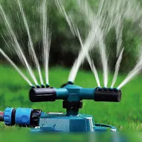 Bewässerungsgeräte Garten Automatische Gras Rasen 360 Grad Drei Armwasser Sprayer Rotierende Düsensystem Lieferungen