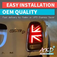 Other Lighting System AKD Car Styling Taillights For Mini Cooper S Countryman F60 LED Tail Light DRL Lamp Turn Signal Rear Reverse Brake