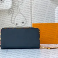 Animal sauvage imprimés zippy portefeuille pour la qualité des femmes Petites articles en cuir léopard Portefeuilles Zip Vendu avec boîte