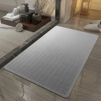 카펫 현대 단순성 PVC 그레이 화장실 고무 흡입 컵 매트 가정용 목욕 비 슬립 카펫 엘 룸 소수성 발 매트
