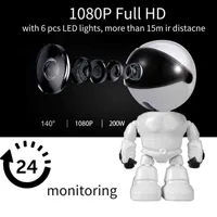 Baby Camera 1080P HD Wireless Smart Baby Monitor WiFi IP ROBOT Camera Audio Video Record Surveillance Home Security H1125