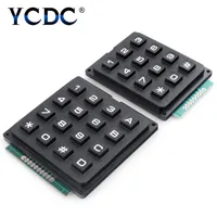 3x4 4x4 ключей коммутатора матрицы управления матрицами 12/16 клавиатура клавиатура модуль клавиатуры 16 кнопок Arduino Program Signed Светодиодные модули