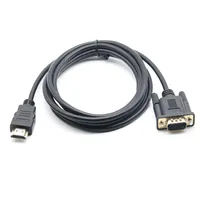 1.8M DisplayPort VGA Dönüştürücü Kabloları Adaptörü DP Erkek Kablosu 1080 P Projektörler için Ekran Bağlantı Noktası Konektörü MACBOOK HDTVPROJector için MQ