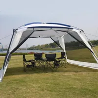 Zelte und Schutzhütte Tragbare Camping Moskitonetz Outdoor Sunshade Cover Mesh Zelt für Familienparty Garden Strand Reisen Easy Setup