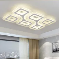 Ceiling Lights Slim Acrylic Art LED Living Room Bedroom Study Restaurant Commercial Lamps Lighting Fixture