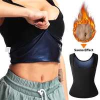Women&#039;s Shapers MUKATU Waist Trainer Body Shaper Neoprene Vest Sweat Sauna Shapewear Women Control Panties+Vest