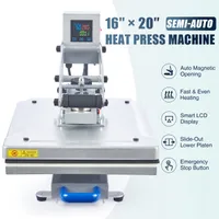 16x20 auto open heat press machines slide out drawer threadable magnetic sublimation printing equipment