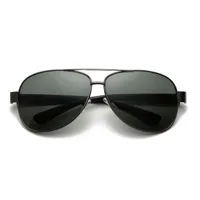 Fashion Active Sunglass Pilots Lifestyle Men Women Designer UV400 Solglas￶gon Gray Metal Frame Eyewear 3T6 Med Case