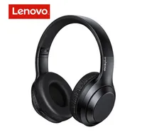Original Lenovo Headphones Th10 Player Bluetooth hörlurar med MIC Wireless Music Stereo Headsets Support Gaming Running Sports