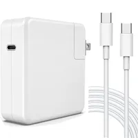 100 ватт USB C Зарядное устройство - Тип C Стеновый адаптер Chager с кабелем C, совместимый для книги Mac