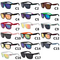 Män solglasögon varumärke sport cykel glasögon som kör kvinnor solglasögon mode blända färgspeglar 17 färg