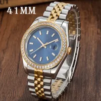 2021 MERERS Automatische mechanische Uhren Montre de luxe volle Edelstahl Saphirglas 5 atm Wasserdicht super leuchtende Männer Armbanduhren Diamantuhr