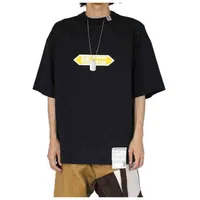 Men's medium sleeve T-shirt, Japanese street style shirt, printed short sleeve collar, 100% cotton
