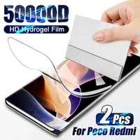 Protezione dello schermo per Xiaomi Poco X3 F3 Pro GT M4 M3 F2 F1 Cover Full Cover Full Hydrogel Film Redmi 9T 9A 9c Nota 11 10 10s Pro Soft Film