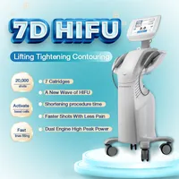 2021 Máquina profissional da face do ultra-som 7D HIFU para o emagrecimento do corpo e o anti envelhecimento facial anti-envelhecimento Equipamento de salão de salão de levantamento à venda