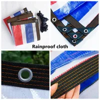 Shade Thickening PE Tarpaulin Rainproof Cloth Outdoor Garden Plant Shed Boat Car Truck Canopys Waterproof Pet Cove Canvas