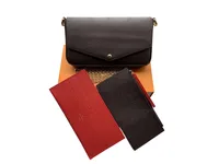 3pieces Set High Qulity Designer Bag Womens Handväskor Multi Pochette Tillbehör CrossBody Fashion Handväska Skulder Kvinna Purse Hobo B28