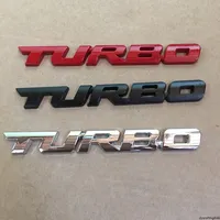 20x 3D Metalen Turbo Embleem Auto Styling Sticker Achter Tailgate Badge voor Ford Focus 2 3 ST RS Fiesta Mondeo Tuga Ecosport Fusion