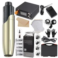 Complete Tattoo Kits for Specialized motor Supply Needles Guns Set small configuration machine Kit 2 colors optional