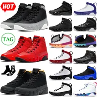 9 9s Mens basketskor Fire Red Particle Grey Bred Racer Blue Gym Anthracite Chile Red Change World University Gold Men Sports Trainers Sneakers
