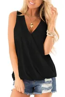 Outdoor T-Shirts Summer Shirts for Women Casual Short Sleeve Tops Wear sport t shirts Womens Gifts NSQTBA Cute Solid Color Deep V Neck Loose Black XL apparel