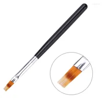 Nail Brushes Gradient Painting Pen Drawing Brush Black DIY Handle Manicure UV Gel Art Ombre ToolsNail