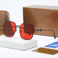Modeherenontwerper Zonnebril Goggle Beach Zonneglazen Optionele goede kwaliteit met doos