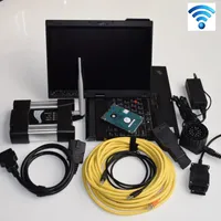Code scanner Auto diagnosis tool Used laptop computer x200t 4G for BMW wifi icom next 1Tb HDD Software 2022.06