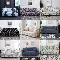 Stretch Plaid Sofa Slipcover Elastische Sofa Covers voor Woonkamer Funda Sofa Stoel Couch Cover Home Decor 1/2/3 / 4-SEABER 5586 Q2