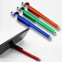 Multifunktions kapazitiver Bildschirm Stylus Touch Pen 3 in 1 Mobiltelefonhalter Stand zum Schreiben von Vorbilder Office School Business