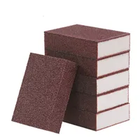 100pcs Magic Sponge Nano Eraser Rust Remover Rangul Pads Carborundum Sponge Brushe Brush Tools de nettoyage des ménages Pot Emery Descaling Cleaner Rub
