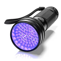 UV ULTRAVIOLET Zaklamp Blacklight Torches 51 LED 395 NM Handheld Draagbare Zwart Licht Huisdier Urine en vlekdetector Zaklampen Crestech