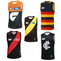 2022 2023 Nieuwe Afl Jersey Shirt Carlton Blues Gold Coast Suns Geelong Cats Adelaide Crows West Coast Eagles GWS Giants Guernsey Fans Tops Tees Singlet Melbourne Demons