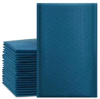 Verpackungsbeutel 50pcs Marine Blue Poly Bubble Mailer Tasche für kleine Geschäftsumschläge
