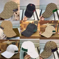 Женщины мужчины Snapbacks Hat Designer Letter Golf Cap Classic Stripe Sport Baseball Caps Cacquette