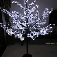 LED Artificial Cherry Blossom Tree Light Christmas Light 864pcs LED Bulbs 1 8m Height 110 220VAC Rainproof Outdoor Use Shippi2943
